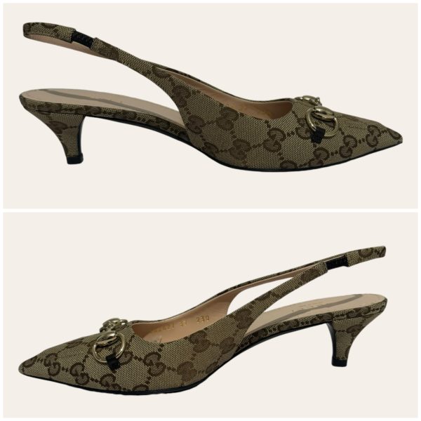 Gucci Horsebit Slingback Pump Size 37