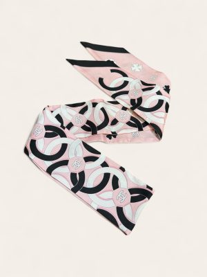 Chanel Silk Scarf Twilly