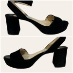Prada Block Heel Sandal Size 35.5