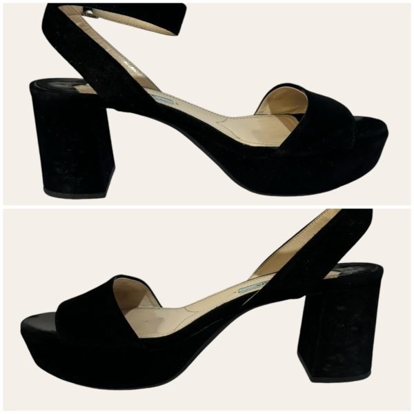 Prada Block Heel Sandal Size 35.5