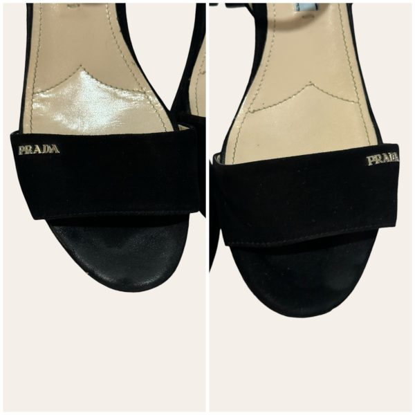 Prada Block Heel Sandal Size 35.5