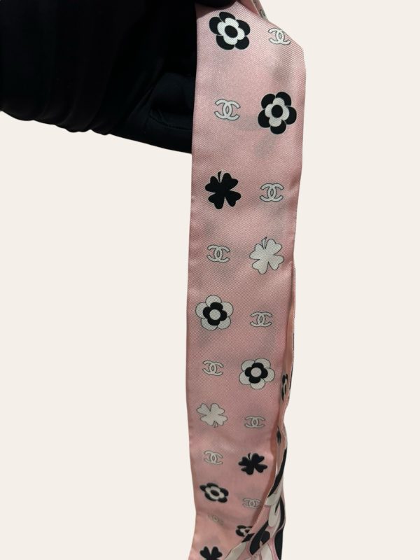 Chanel Silk Scarf Twilly