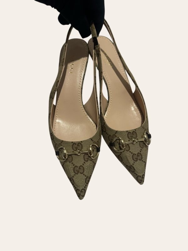 Gucci Horsebit Slingback Pump Size 37
