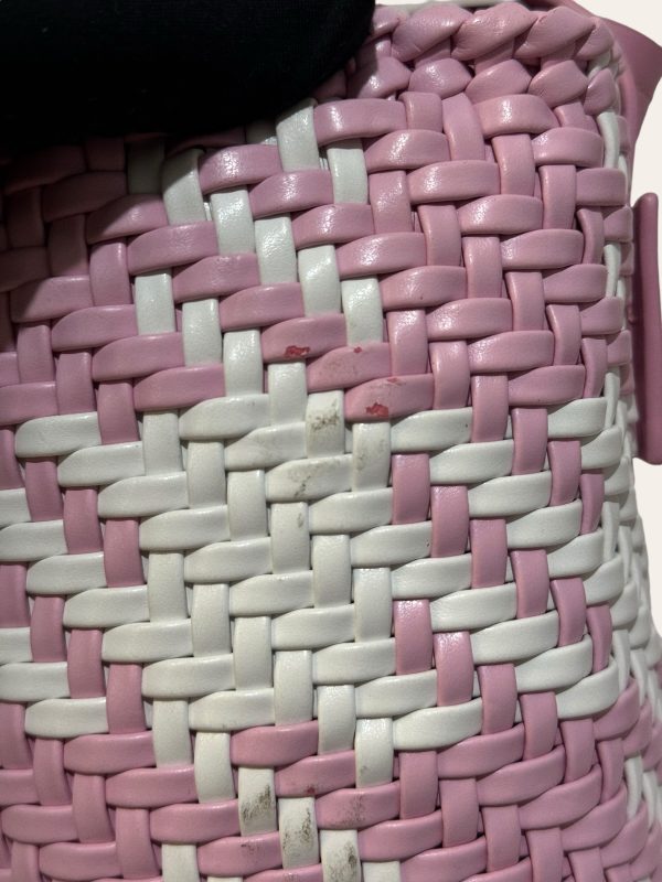 Miu Miu Leather Woven Bag