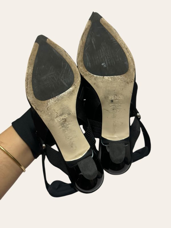 Fendi Colibri Slingback Heel Size 37