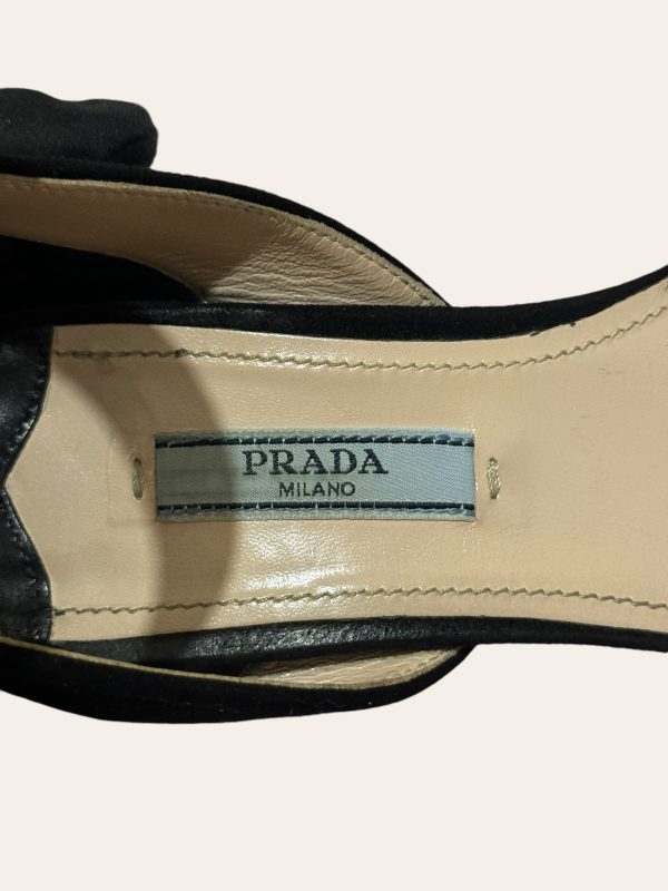 Prada Block Heel Sandal Size 35.5