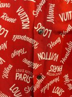 Louis Vuitton Silk Logo Oversized Shirt