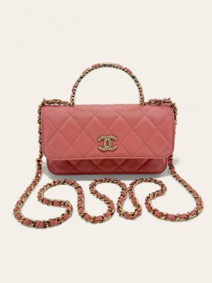 Chanel Top Handle Crossbody Mini Flap