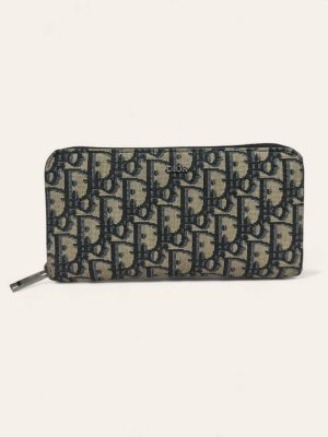 Dior Oblique Zipped Long Wallet