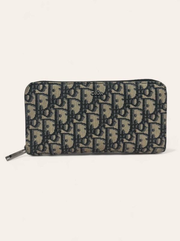 Dior Oblique Zipped Long Wallet