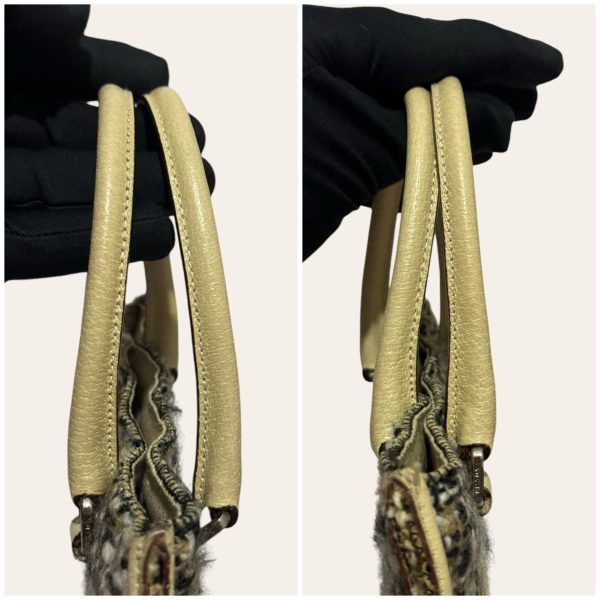 Prada Tweed Mini Flat Tote