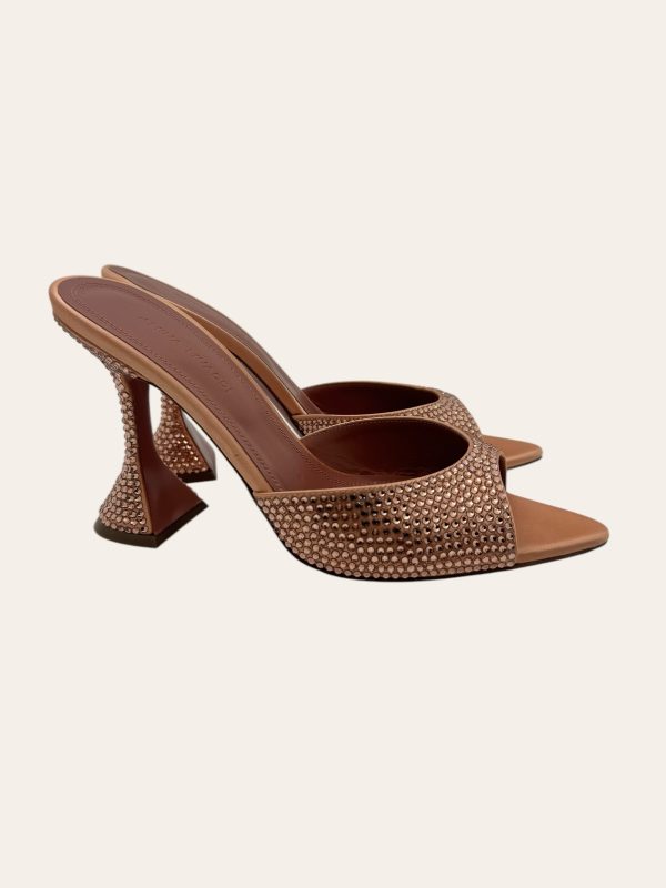Amina Muaddi Caroline Crystal Heel Size 37