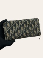 Dior Oblique Zipped Long Wallet