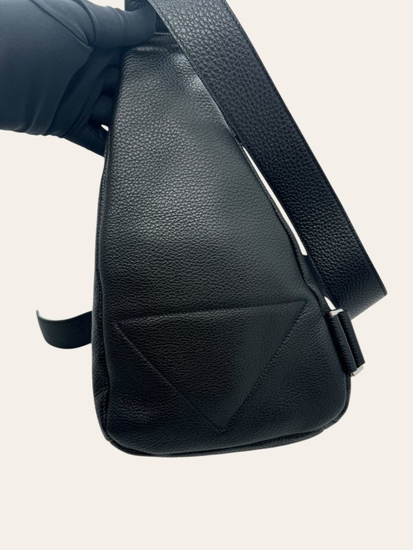 Prada Vitello Daino Logo Crossbody Bag