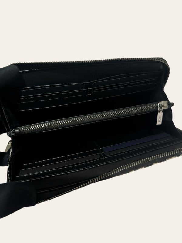 Dior Oblique Zipped Long Wallet