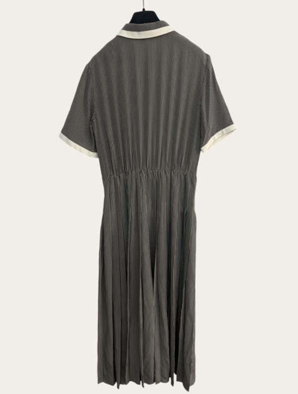 Celine Pleated Silk Dress
