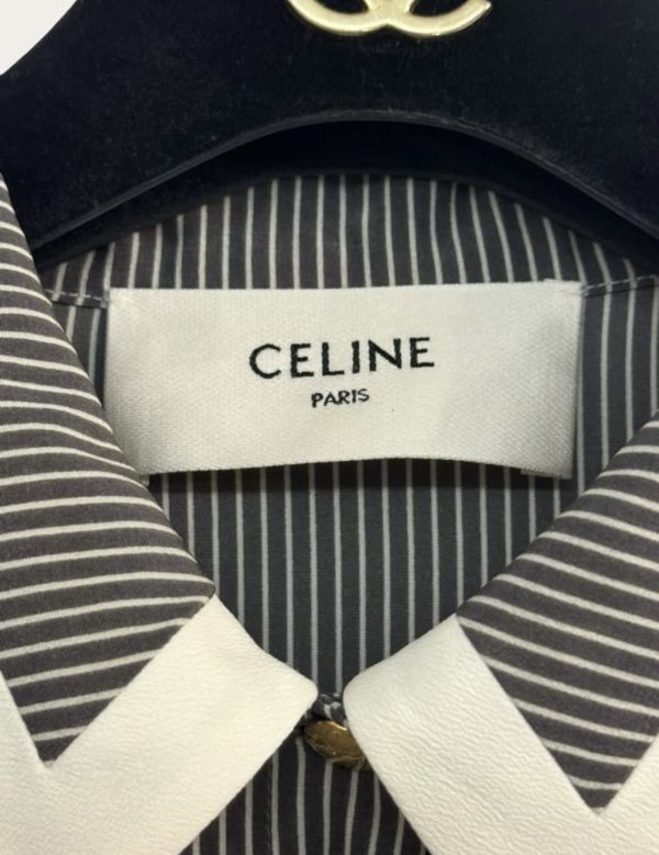 Celine Pleated Silk Dress