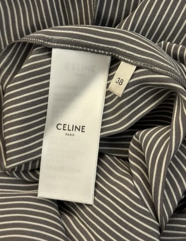 Celine Pleated Silk Dress