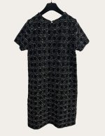 Dior Macrocannage Tweed Dress