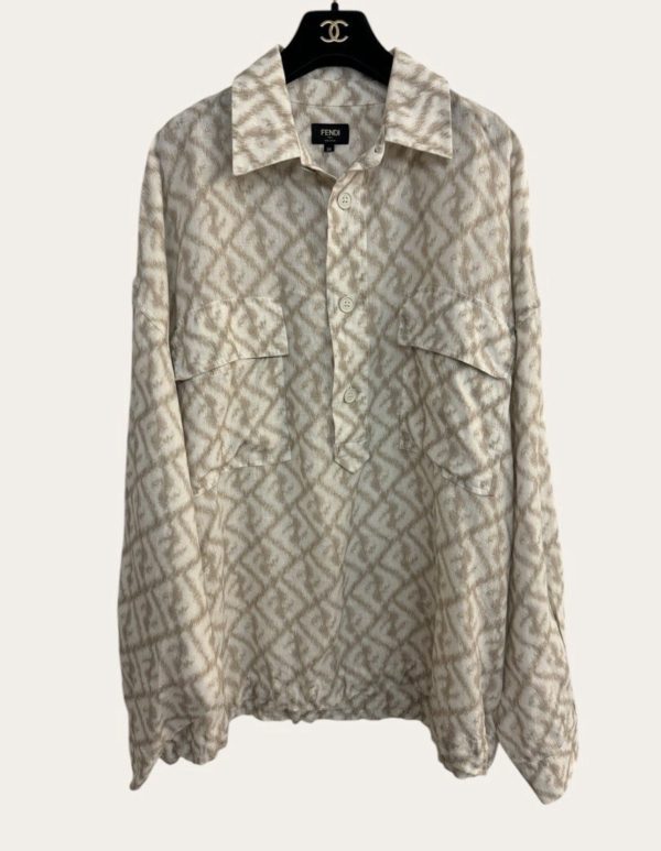 Fendi Logo Oversized Shirt