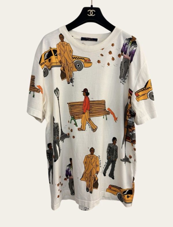 Louis Vuitton Walking Graphic T-Shirt