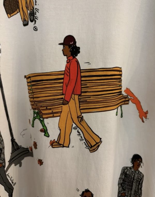 Louis Vuitton Walking Graphic T-Shirt