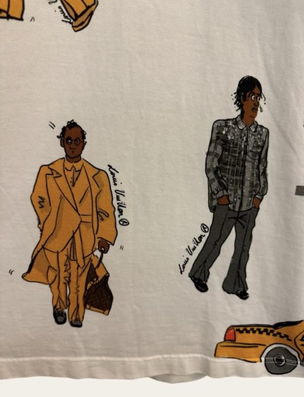 Louis Vuitton Walking Graphic T-Shirt