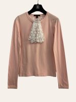 Louis Vuitton Monogram Lace Collar Top