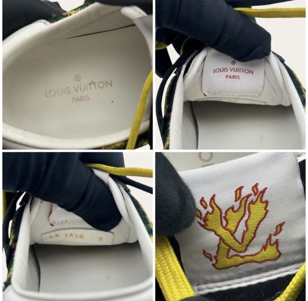 Louis Vuitton Monogram Embroidered Sneaker Size UK 5 / EU 39.5