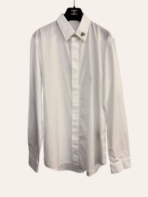 Dior Shirt with Embroidered Bee Jewel