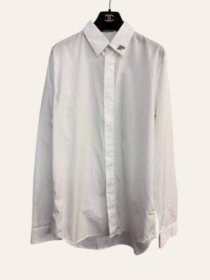 Dior Shirt with Embroidered Bee Jewel