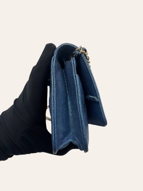 Chanel Caviar Wallet on Chain