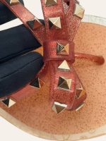 Valentino Rockstud Rubber Slides Size 37