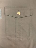 Celine Triomphe Military Cropped Shirt