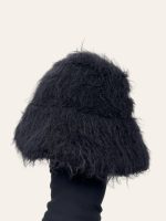 Celine Triomphe Bucket Hat in Brushed Mohair