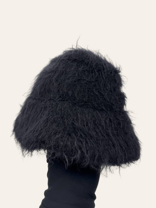 Celine Triomphe Bucket Hat in Brushed Mohair