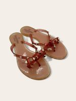 Valentino Rockstud Rubber Slides Size 37