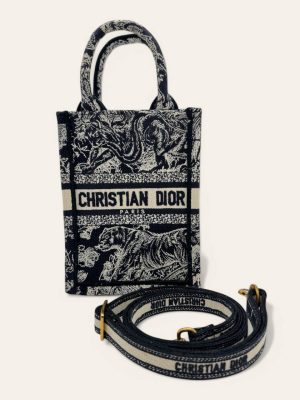 Dior Mini Vertical Book Tote