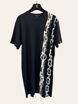 Louis Vuitton Chain Lock Logo Dress