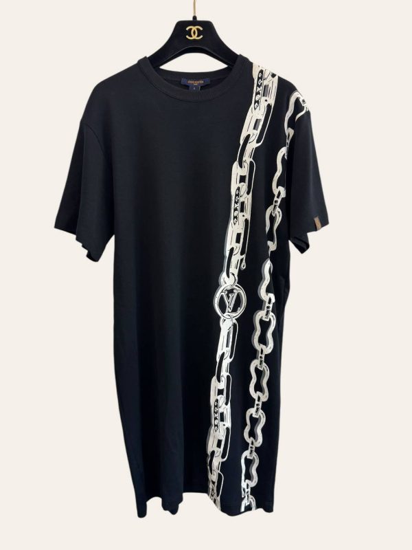 Louis Vuitton Chain Lock Logo Dress