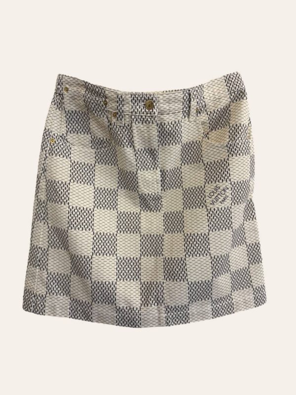 Louis Vuitton Damier Azur Skirt