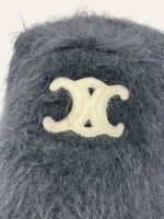 Celine Triomphe Bucket Hat in Brushed Mohair