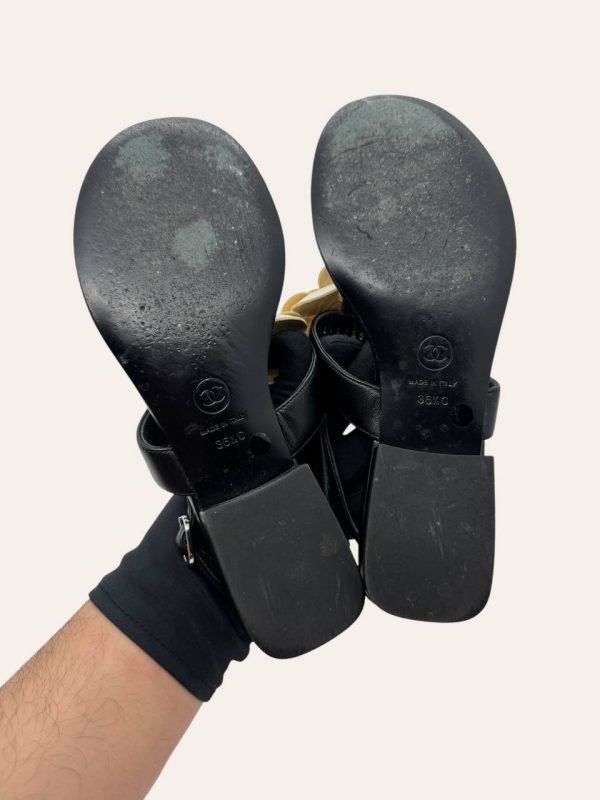Chanel Camellia Sandal Size 36.5