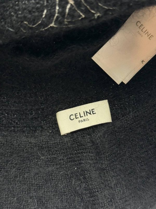 Celine Triomphe Bucket Hat in Brushed Mohair