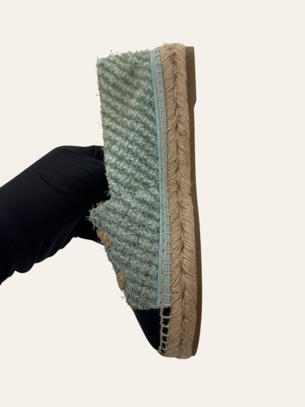 Chanel Tweed Espadrilles Size 37