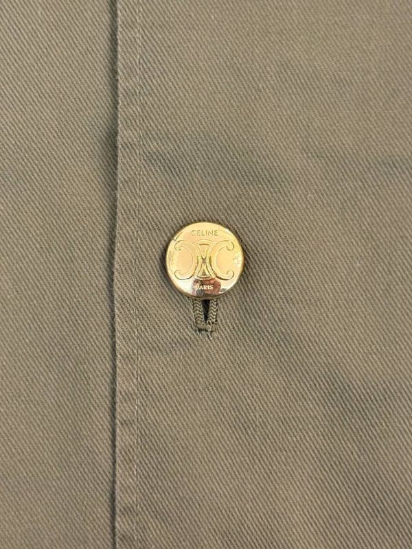 Celine Triomphe Military Cropped Shirt