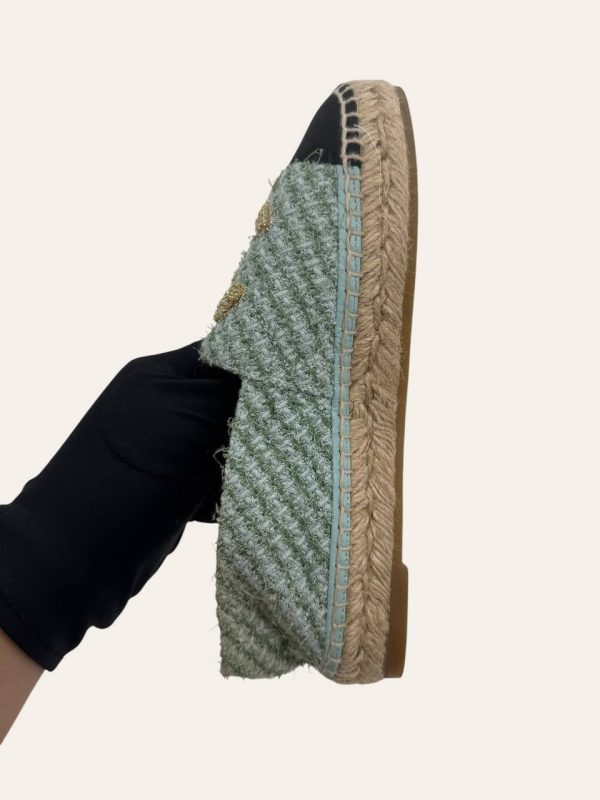 Chanel Tweed Espadrilles Size 37