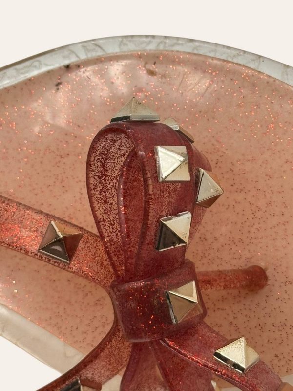 Valentino Rockstud Rubber Slides Size 37