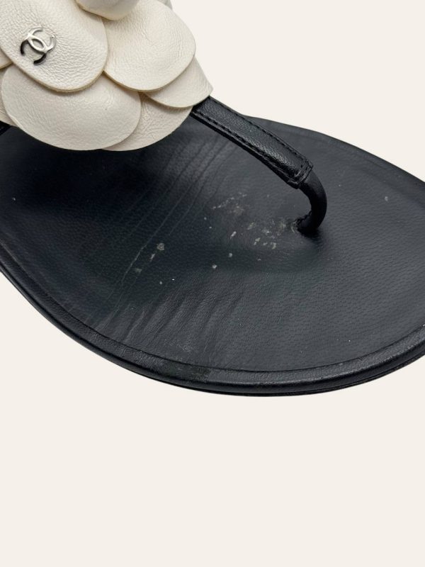 Chanel Camellia Sandal Size 36.5