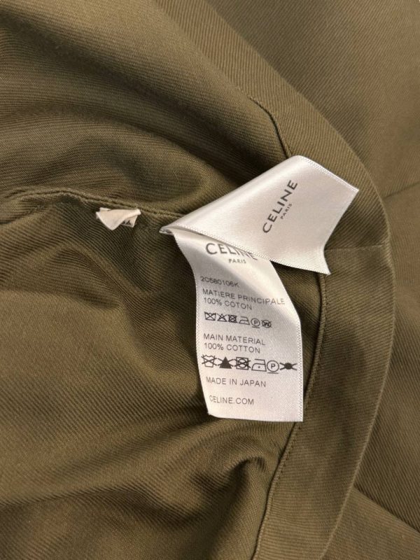 Celine Triomphe Military Cropped Shirt